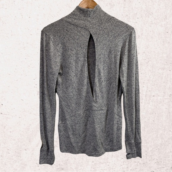 Apana Gray Long Sleeve Tee - Picture 2 of 3